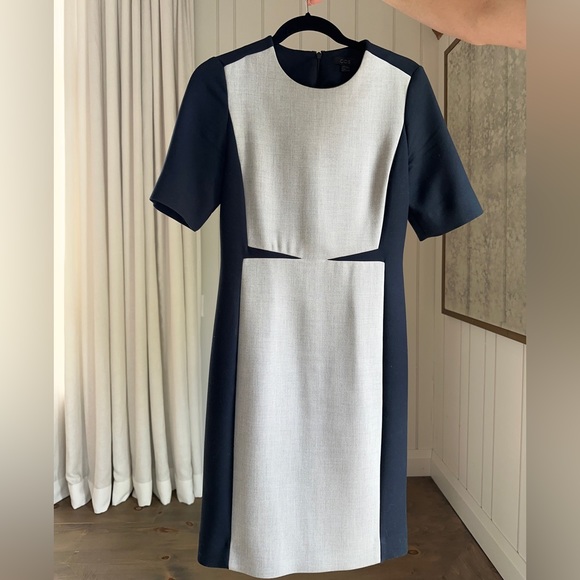 COS Dress. Grey & Navy. Size 36 - Picture 4 of 6